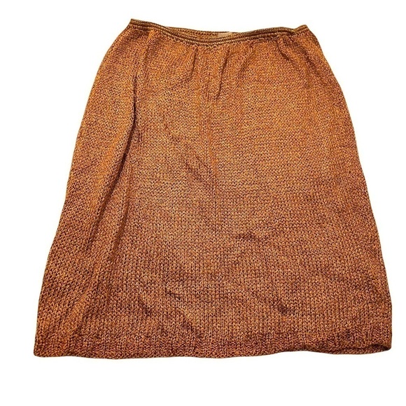 Vintage Ann McKenna Hand Crocheted Pencil Skirt - Picture 1 of 8